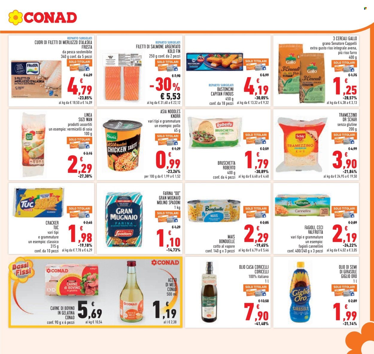 Volantino CONAD - CAMPIONI DEL RISPARMIO