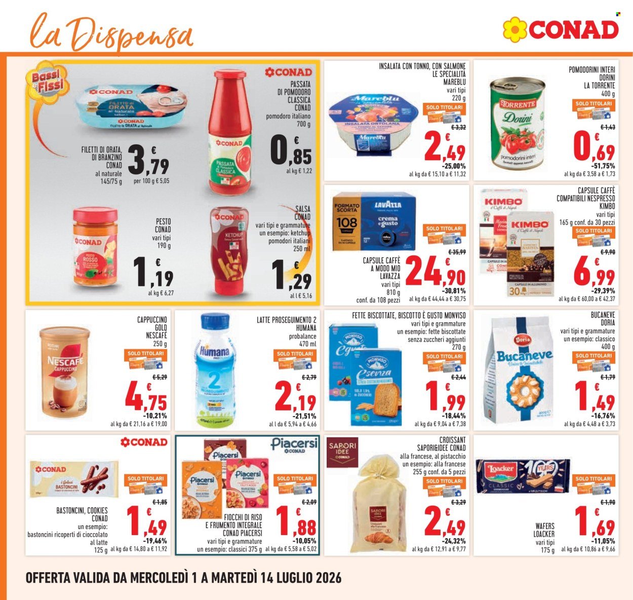 Volantino CONAD - CAMPIONI DEL RISPARMIO