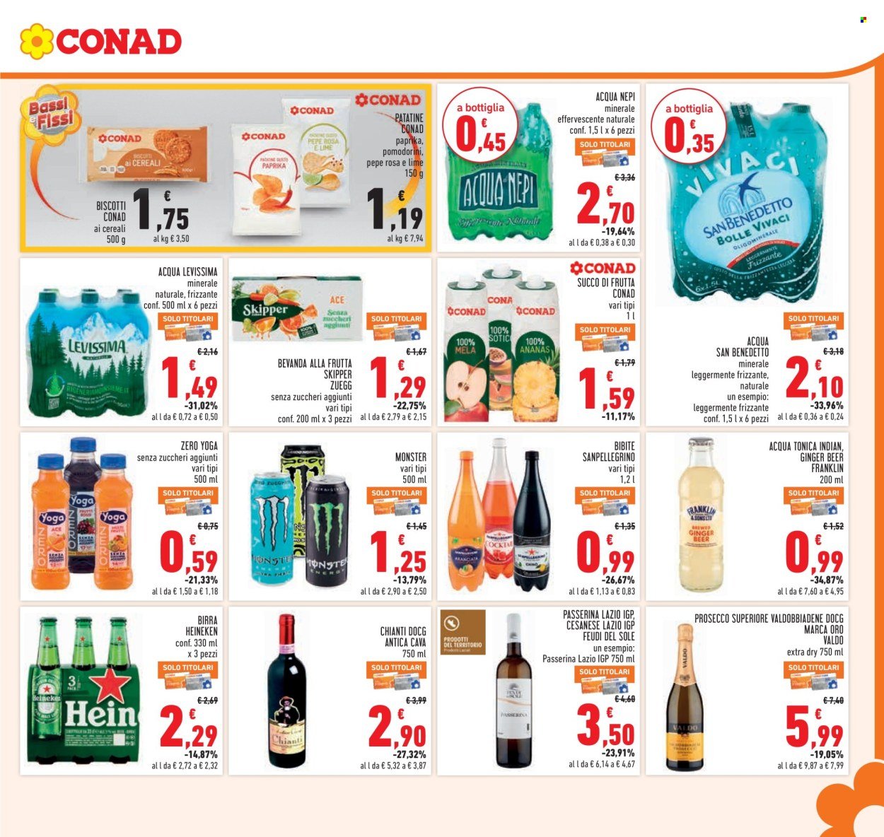 Volantino CONAD - CAMPIONI DEL RISPARMIO