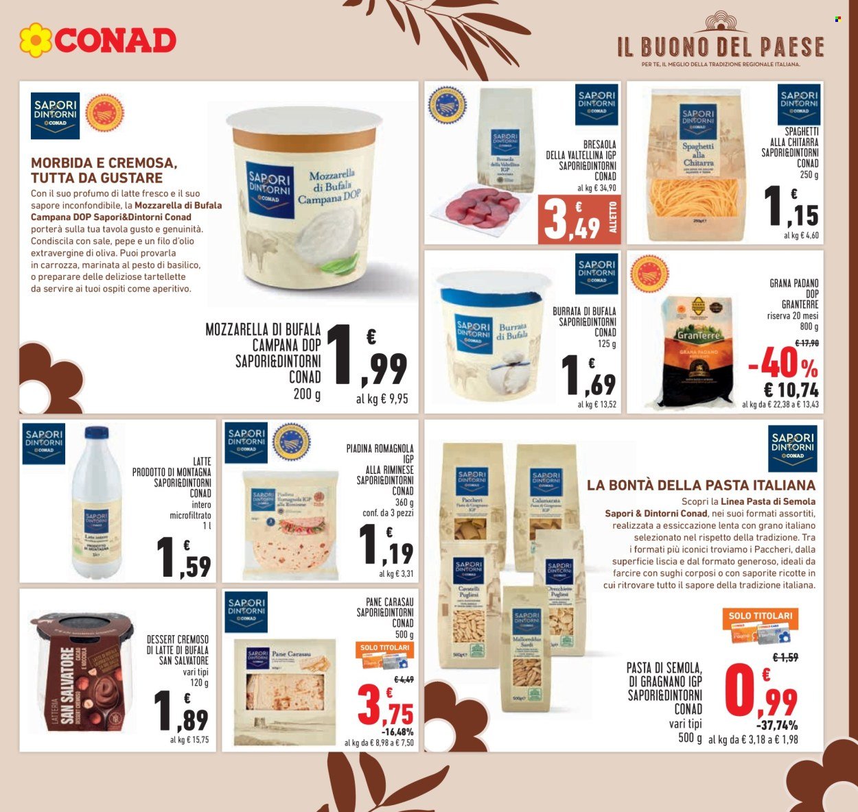 Volantino CONAD - CAMPIONI DEL RISPARMIO