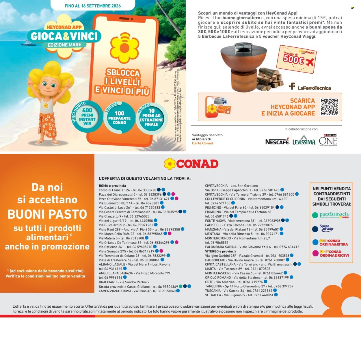 Volantino CONAD - CAMPIONI DEL RISPARMIO