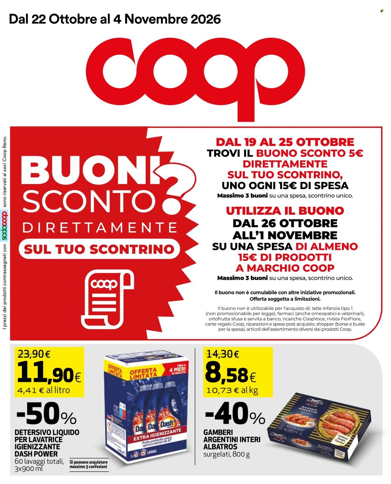 Volantino COOP - Prezzi ribassati soci