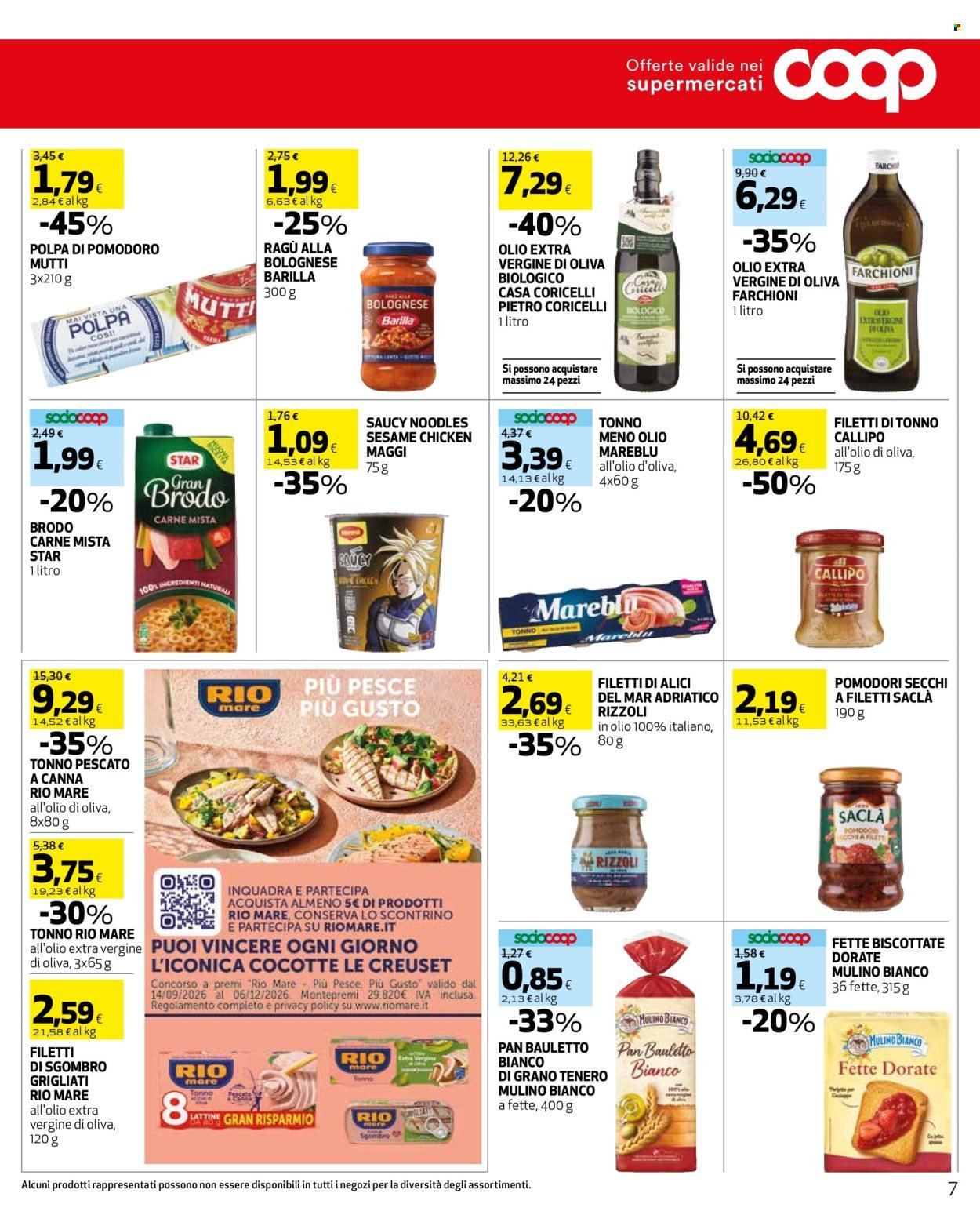 Volantino COOP - Prezzi ribassati soci