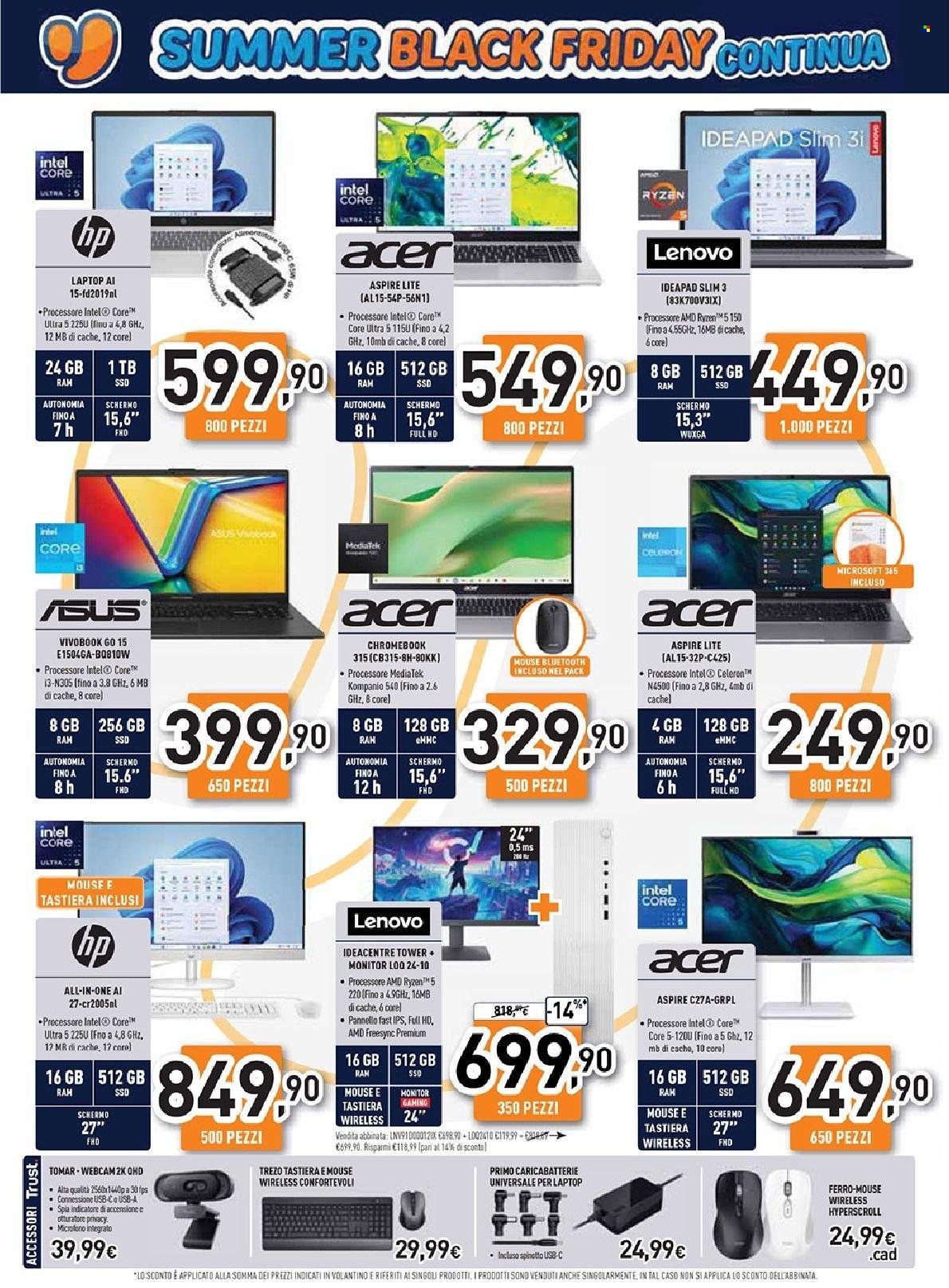 Volantino UNIEURO - Summer Black Friday
