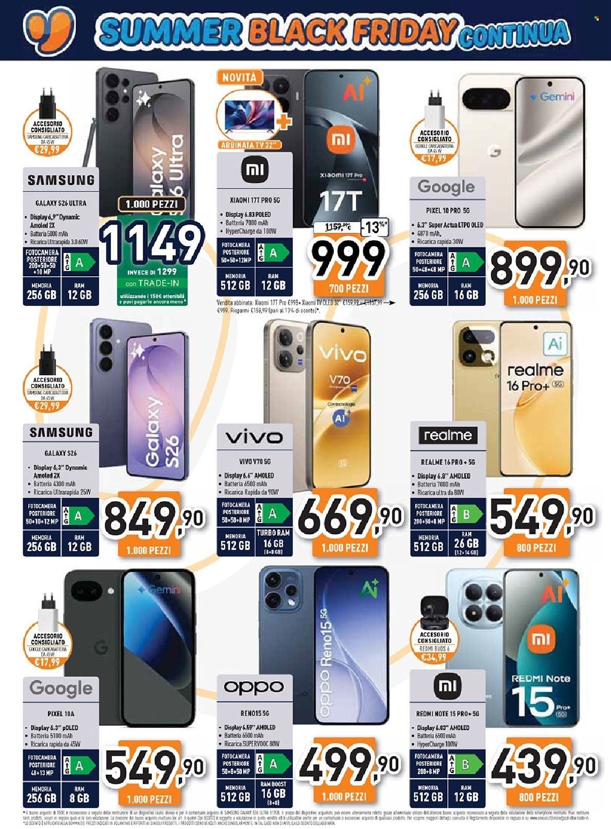 Volantino UNIEURO - Summer Black Friday