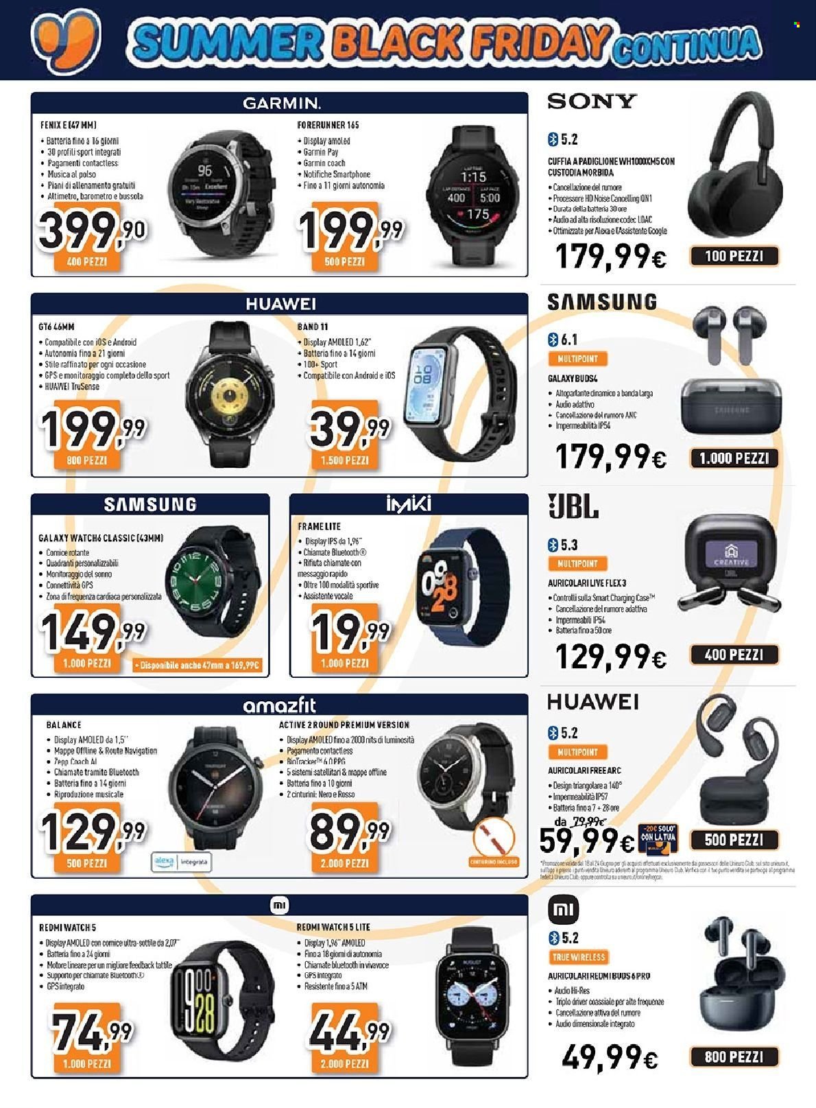 Volantino UNIEURO - Summer Black Friday