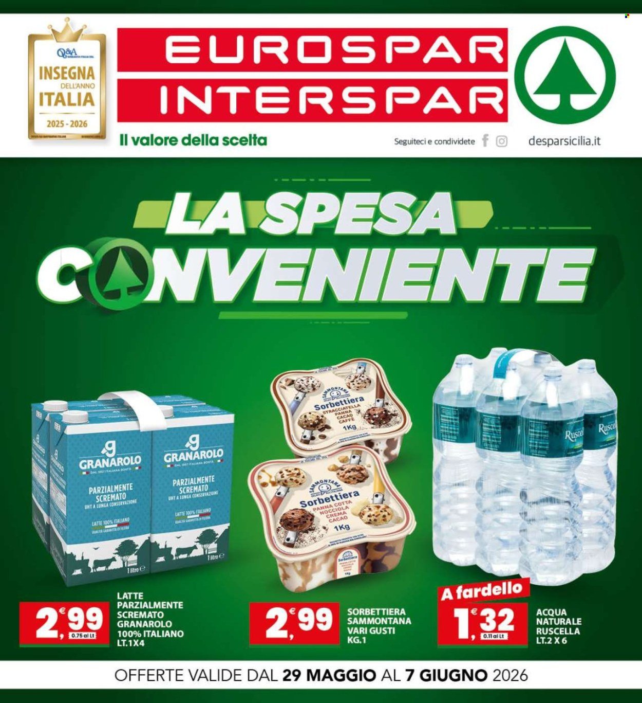 Volantino EUROSPAR - Da venerdì 29 maggio 2026