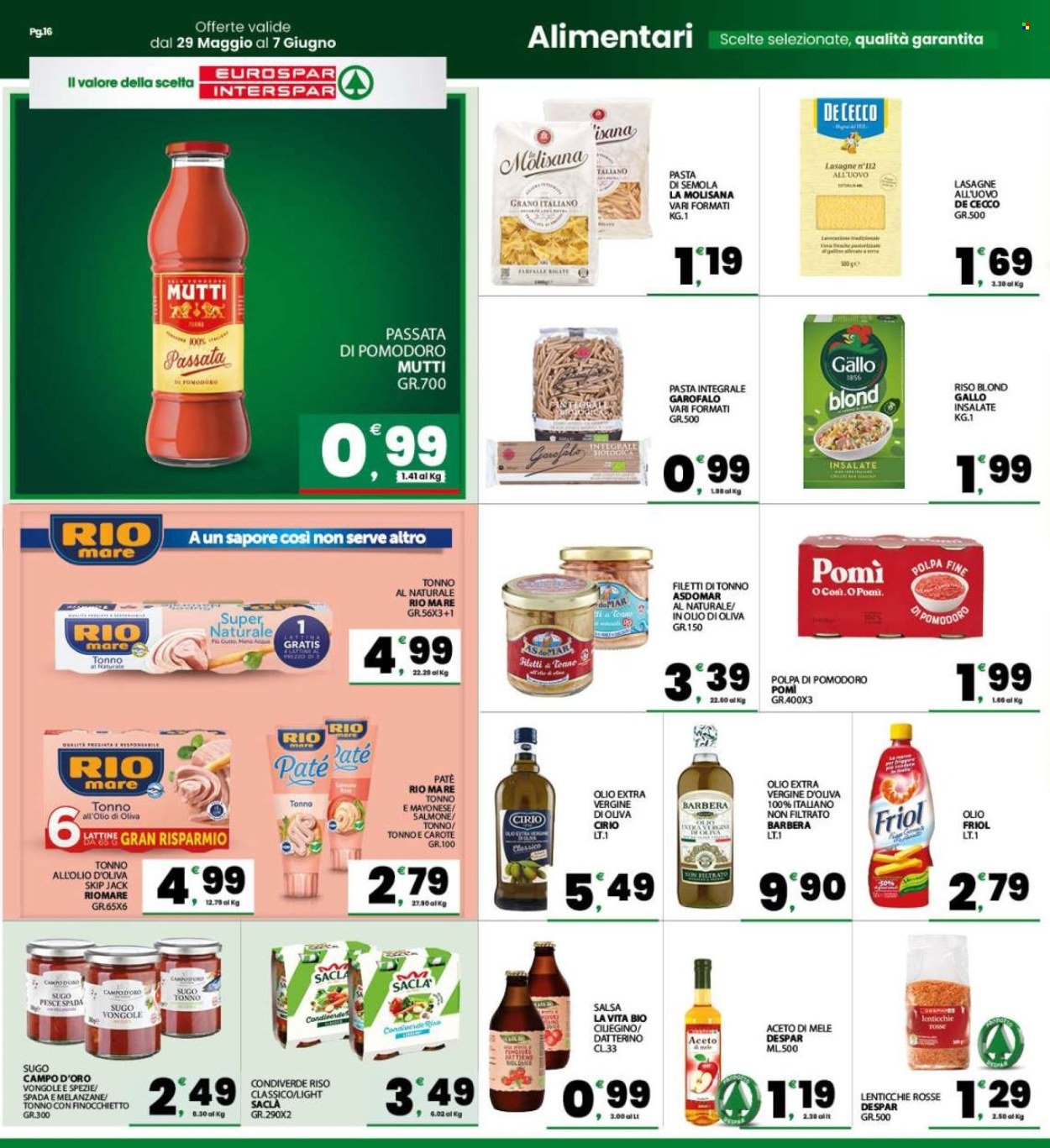 Volantino EUROSPAR - Da venerdì 29 maggio 2026