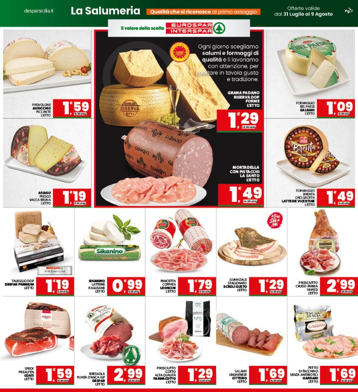 Volantino INTERSPAR - Da venerdì 31 luglio 2026