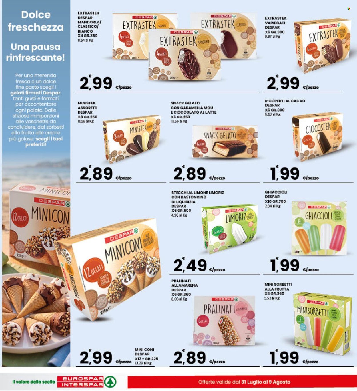 Volantino INTERSPAR - Da venerdì 31 luglio 2026