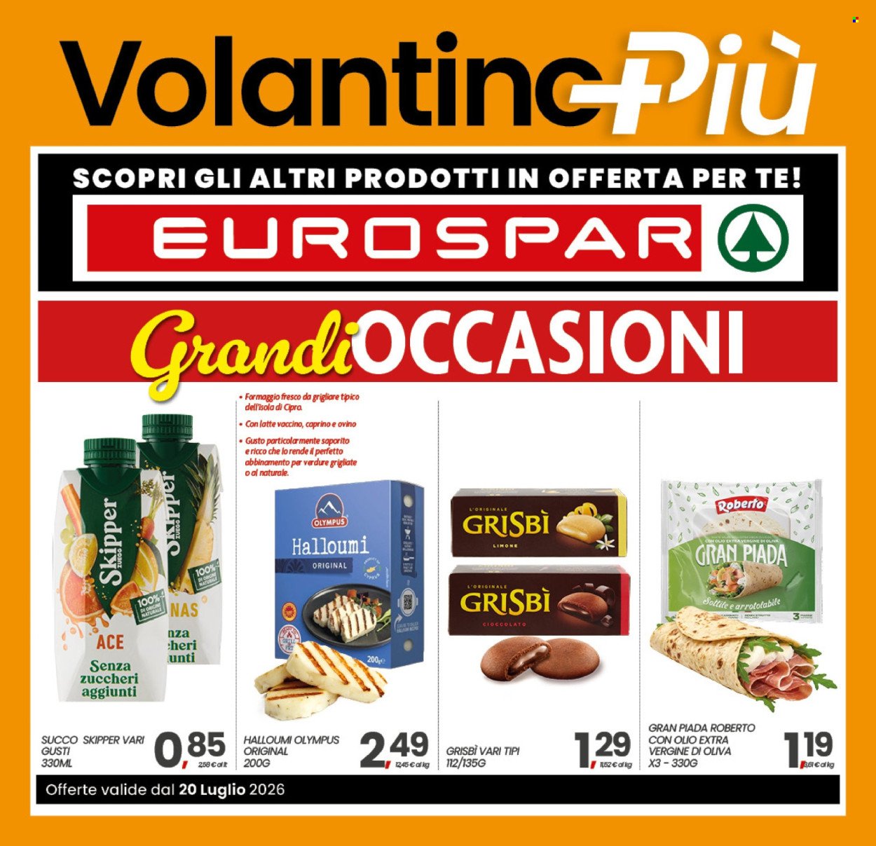 Volantino EUROSPAR - Da lunedì 20 2026