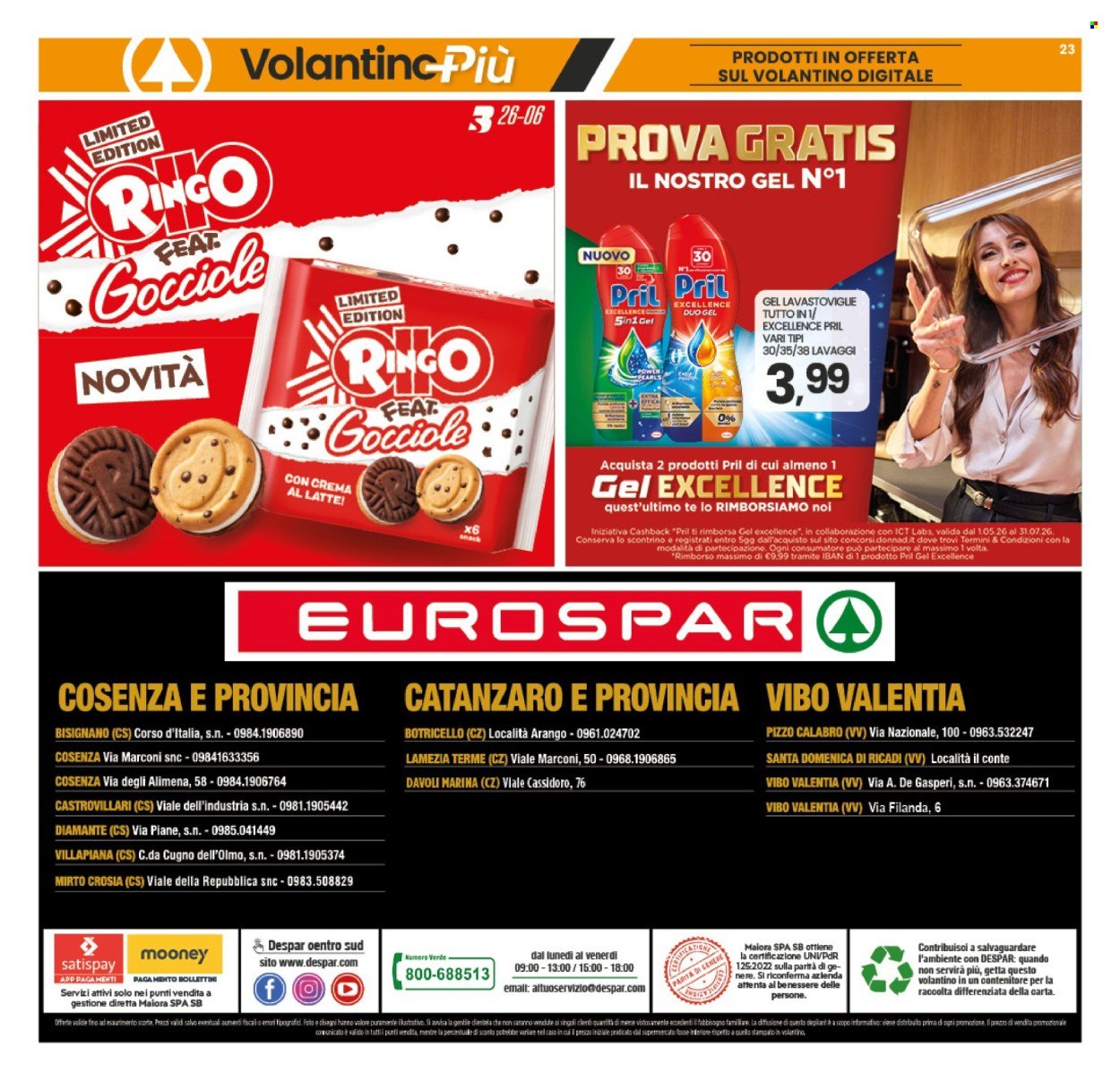 Volantino EUROSPAR - Da lunedì 20 2026