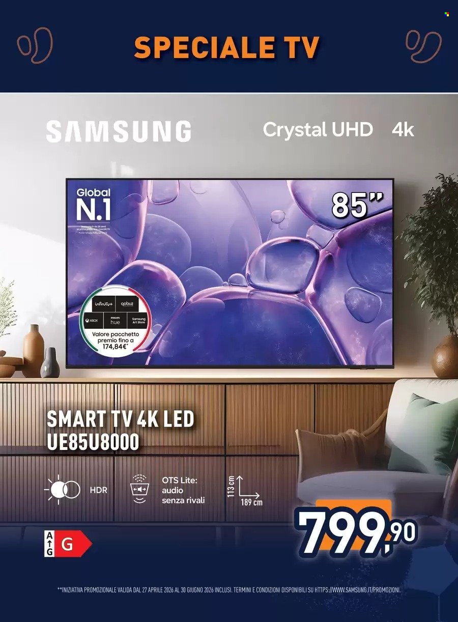 Volantino UNIEURO - Speciale TV