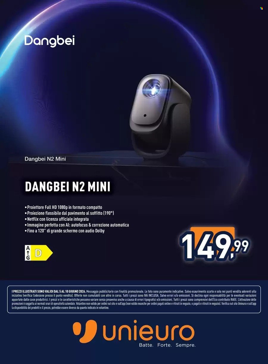 Volantino UNIEURO - Speciale TV