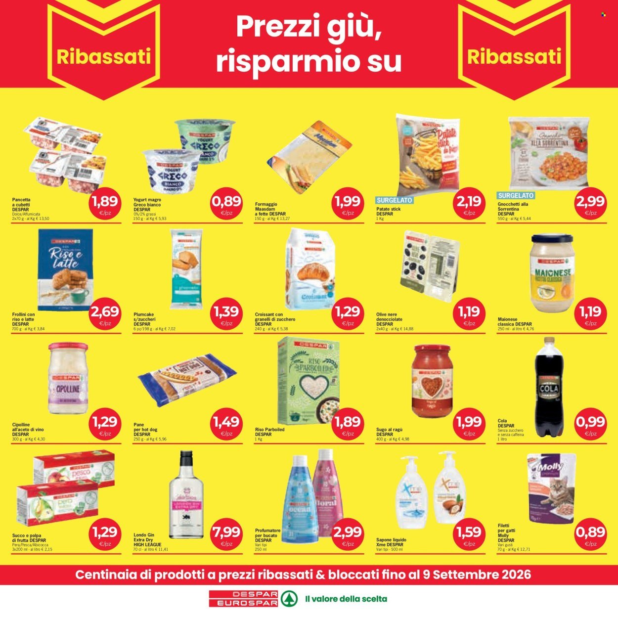 Volantino EUROSPAR - Offerte sotto l'ombrellone