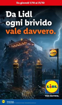 Volantino LIDL - Da Lidl ogni brivido vale davvero.