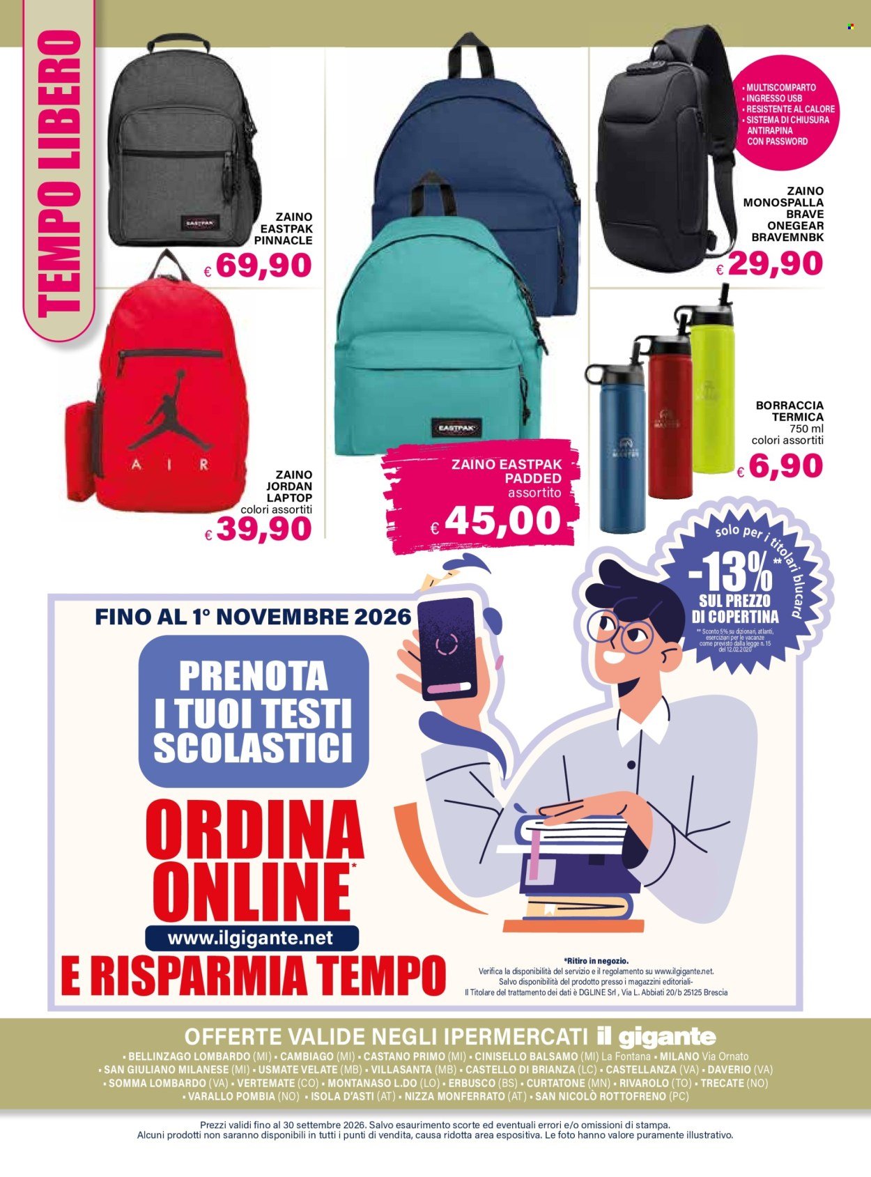 Volantino IL GIGANTE - Maestreee...Stiamo Tornando!