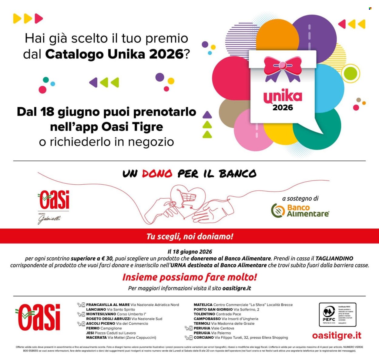 Volantino OASI - Da giovedì 18 giugno 2026