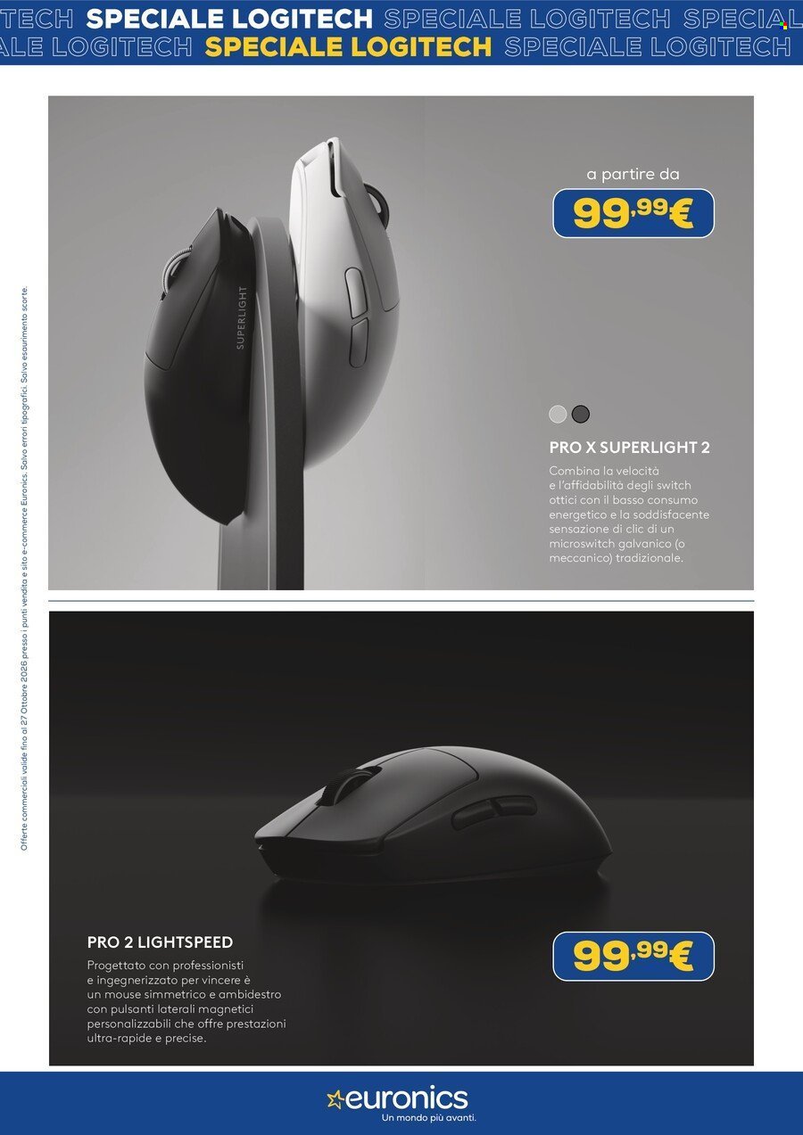 Volantino EURONICS - Speciale Logitech