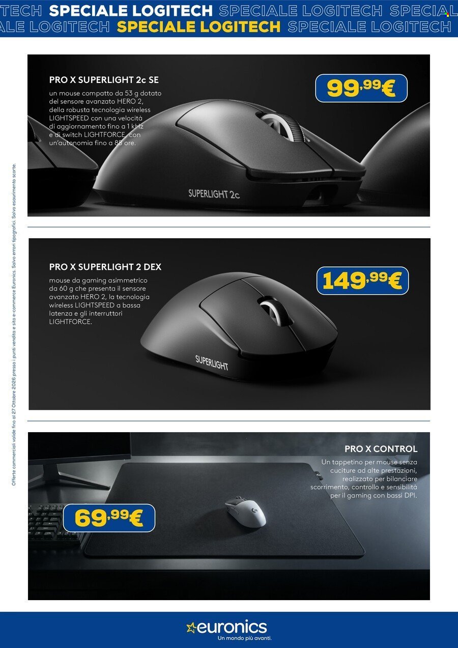 Volantino EURONICS - Speciale Logitech