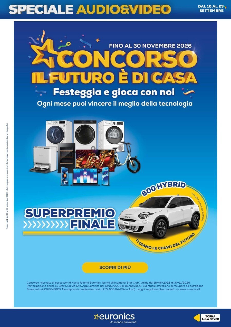 Volantino EURONICS - Speciale Audio Video