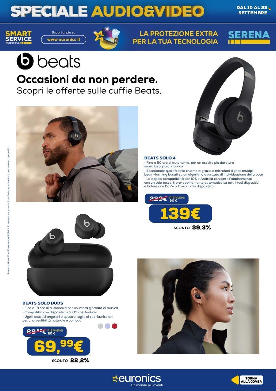 Volantino EURONICS - Speciale Audio Video
