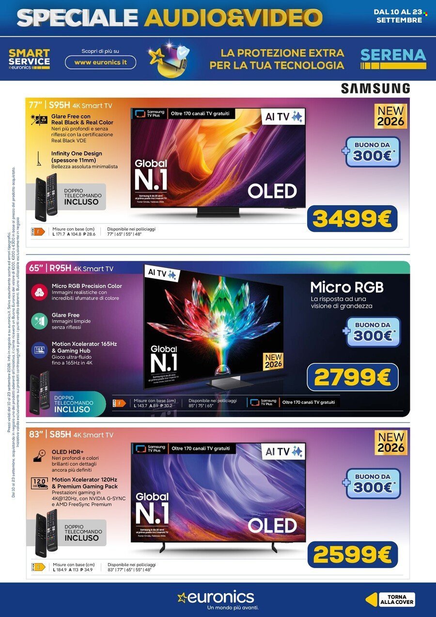 Volantino EURONICS - Speciale Audio Video