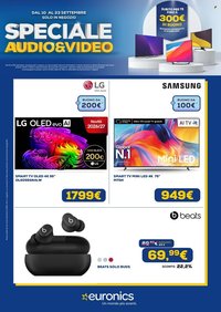 Volantino EURONICS - Speciale Audio Video