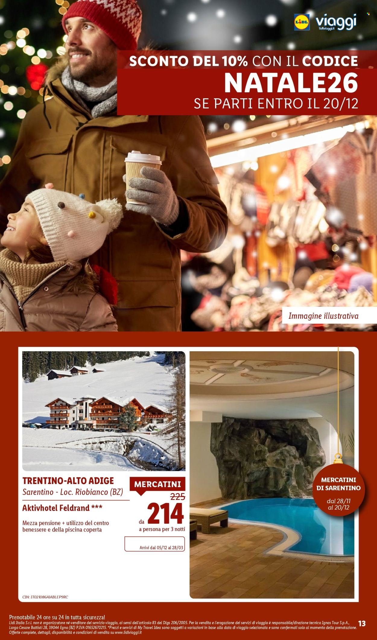 Offerta LIDL - Mercatini e Wellness