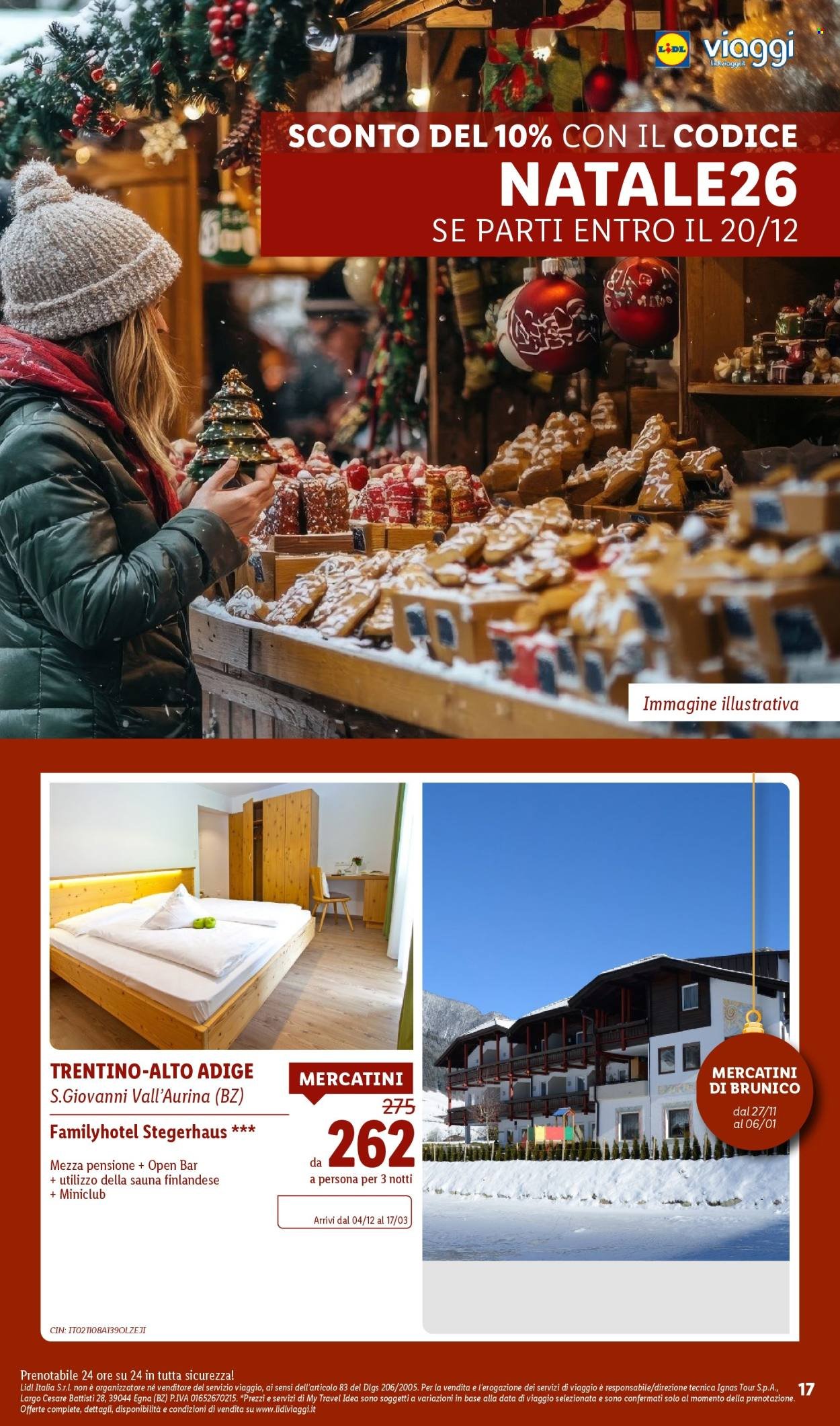 Offerta LIDL - Mercatini e Wellness