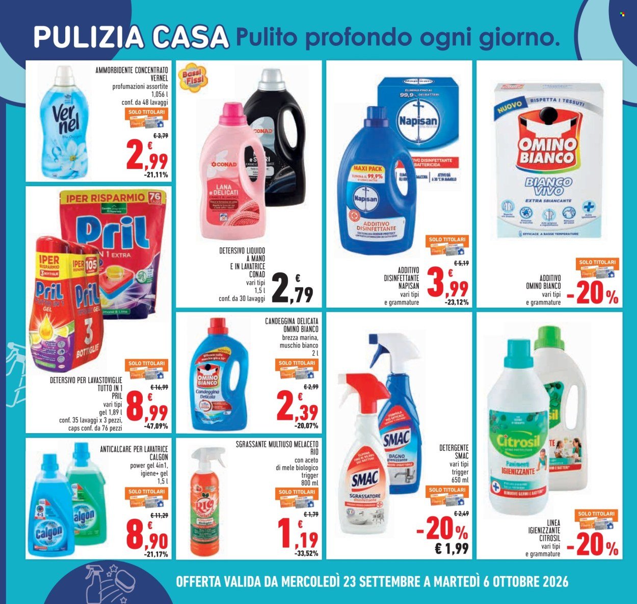 Volantino CONAD - GRANDI MARCHE FINO AL 50%