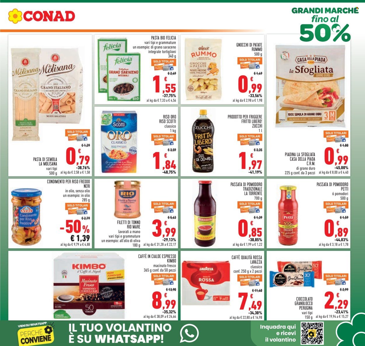 Volantino CONAD - GRANDI MARCHE FINO AL 50%