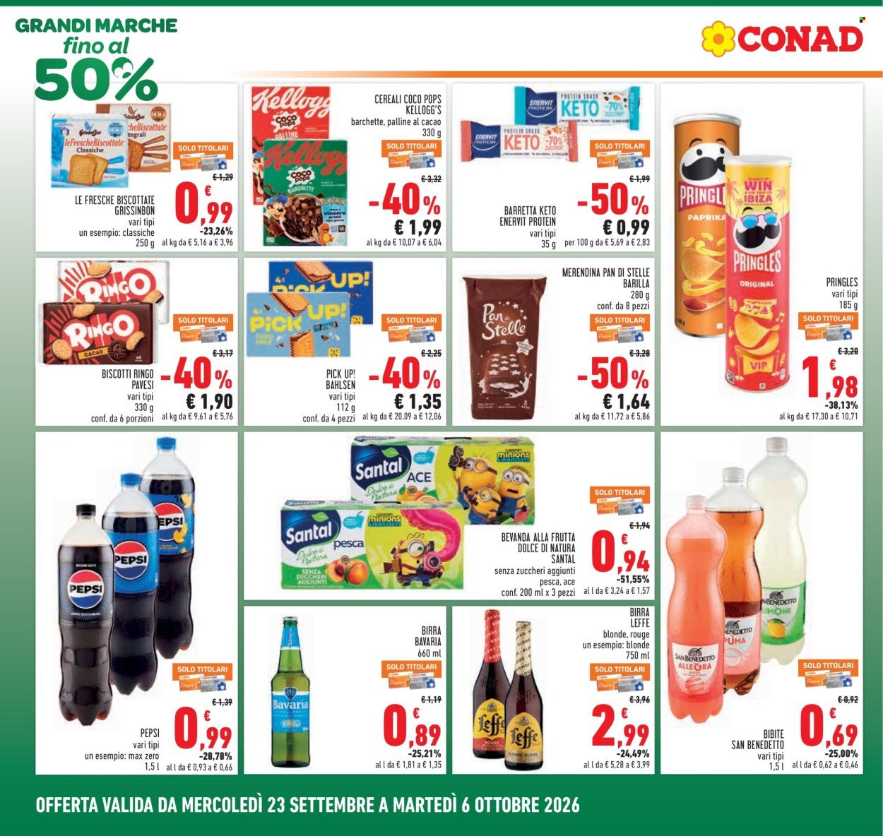 Volantino CONAD - GRANDI MARCHE FINO AL 50%
