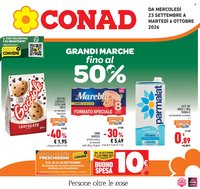Volantino CONAD - GRANDI MARCHE FINO AL 50%
