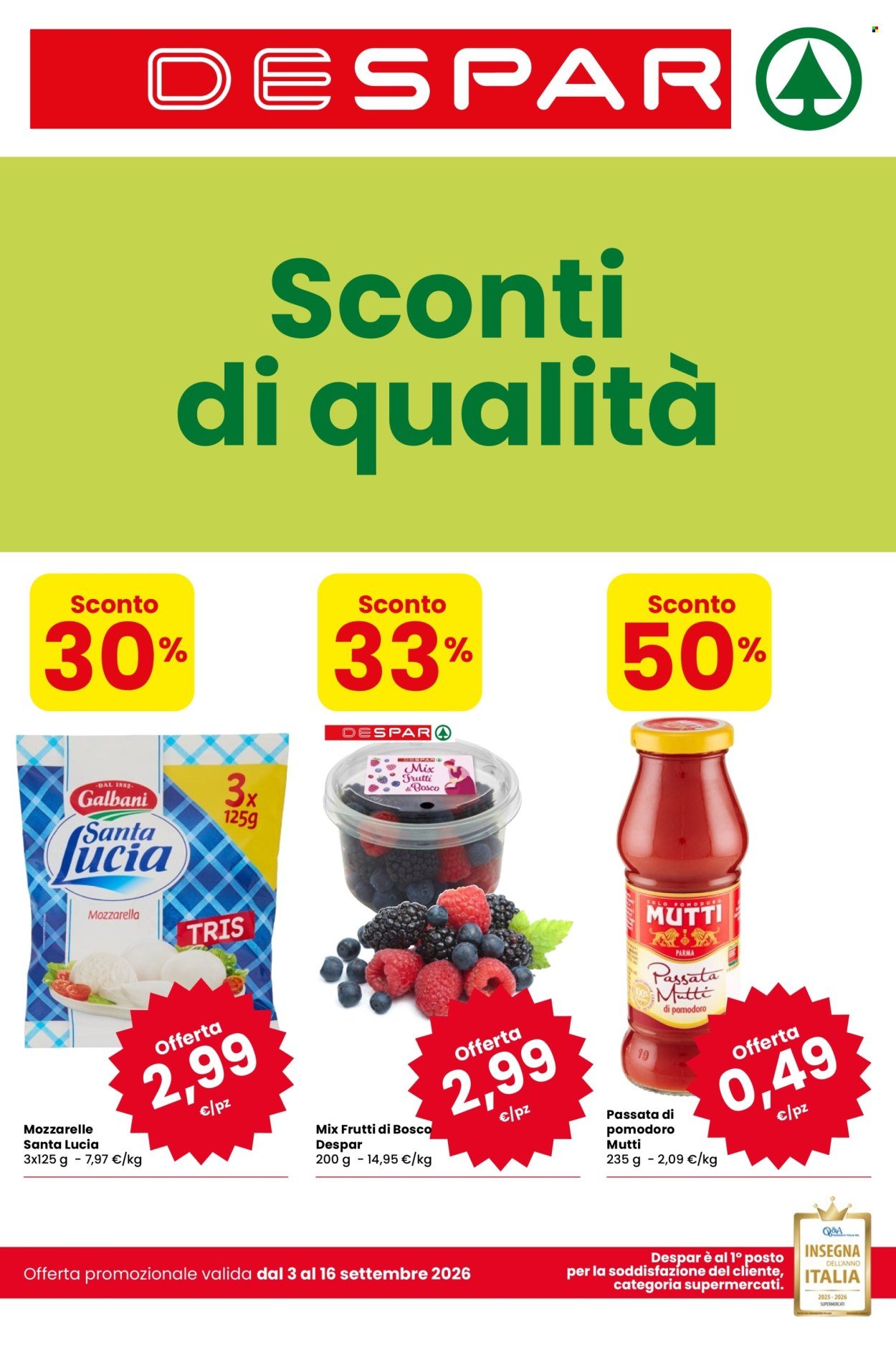 Volantino DESPAR - Sconti di qualità