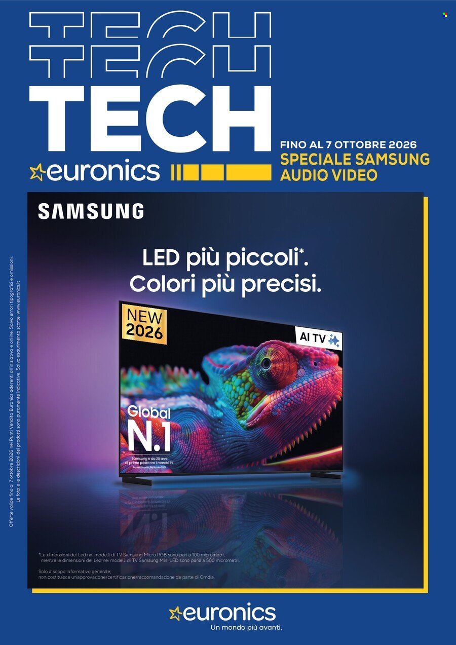 Volantino EURONICS - Speciale Samsung Audio Video
