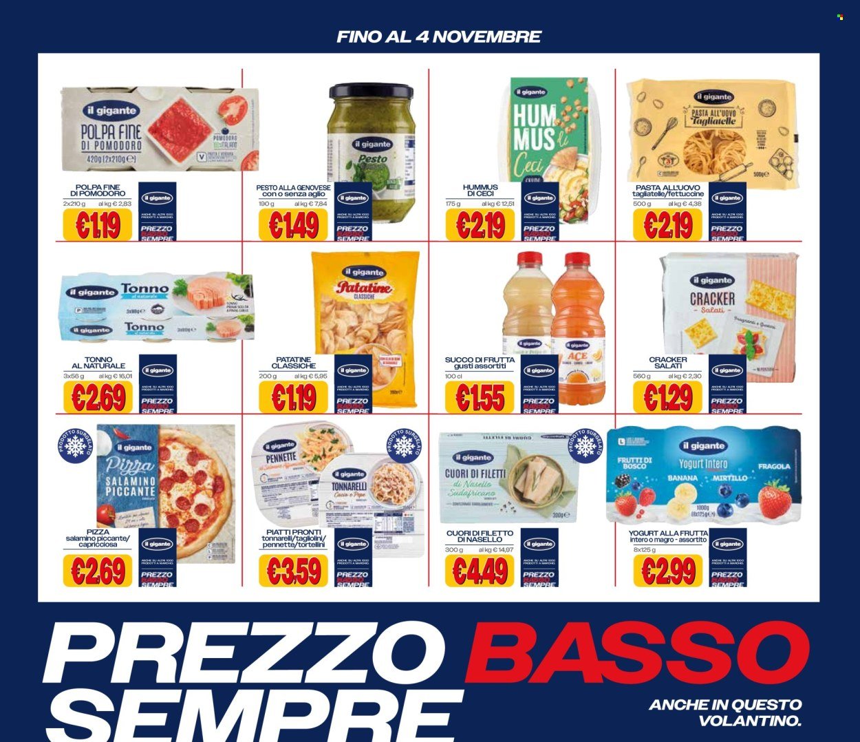 Volantino IL GIGANTE - Prezzo Basso Sempre
