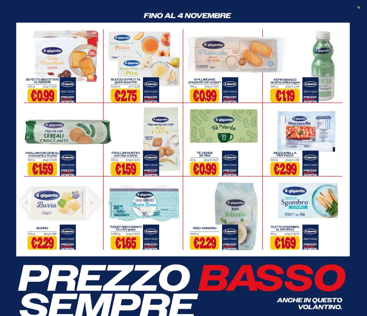 Volantino IL GIGANTE - Prezzo Basso Sempre