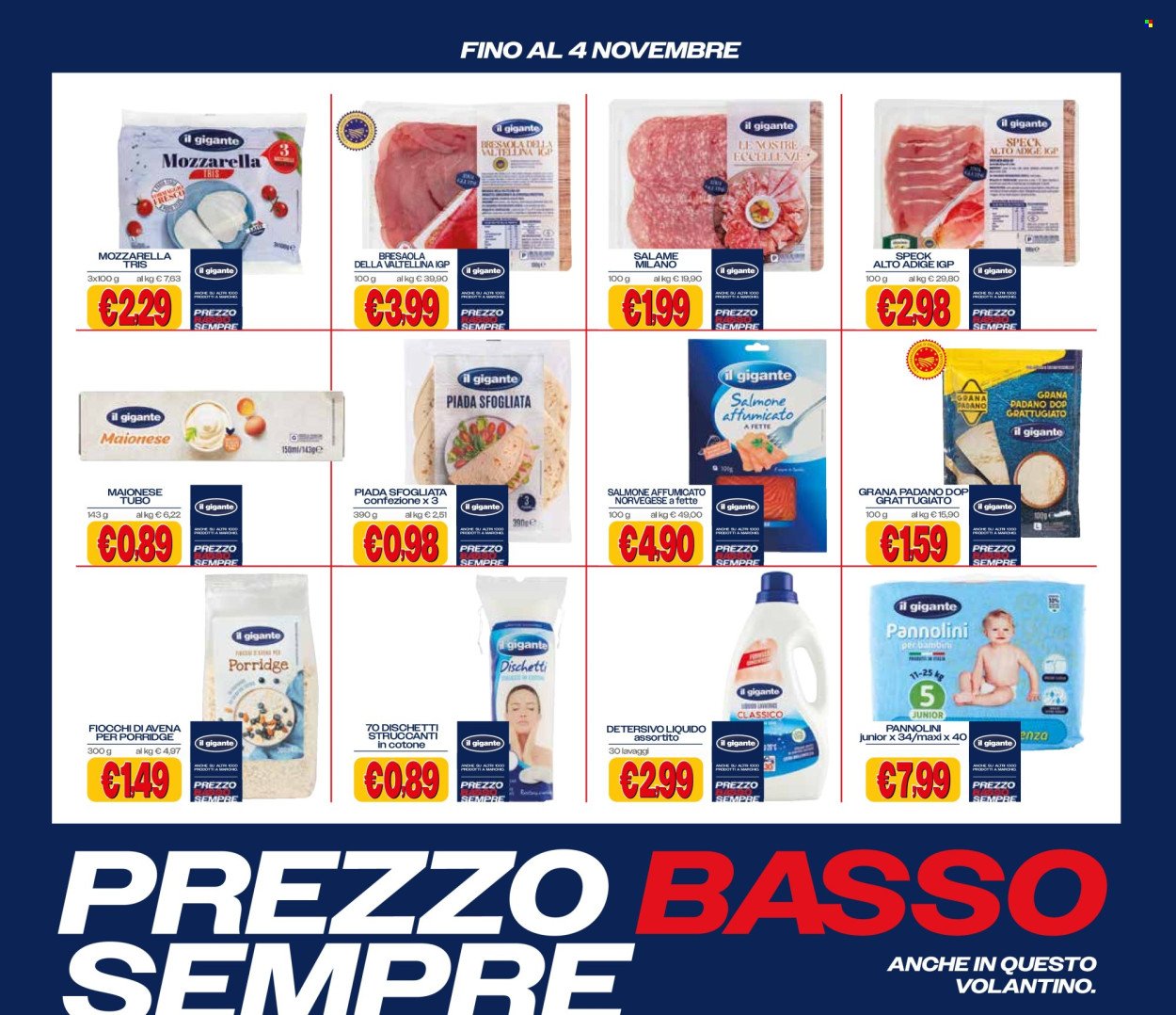 Volantino IL GIGANTE - Prezzo Basso Sempre