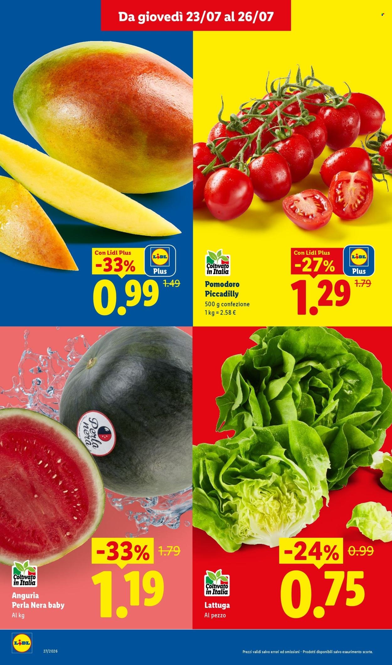 Volantino LIDL - Fresca e conveniente