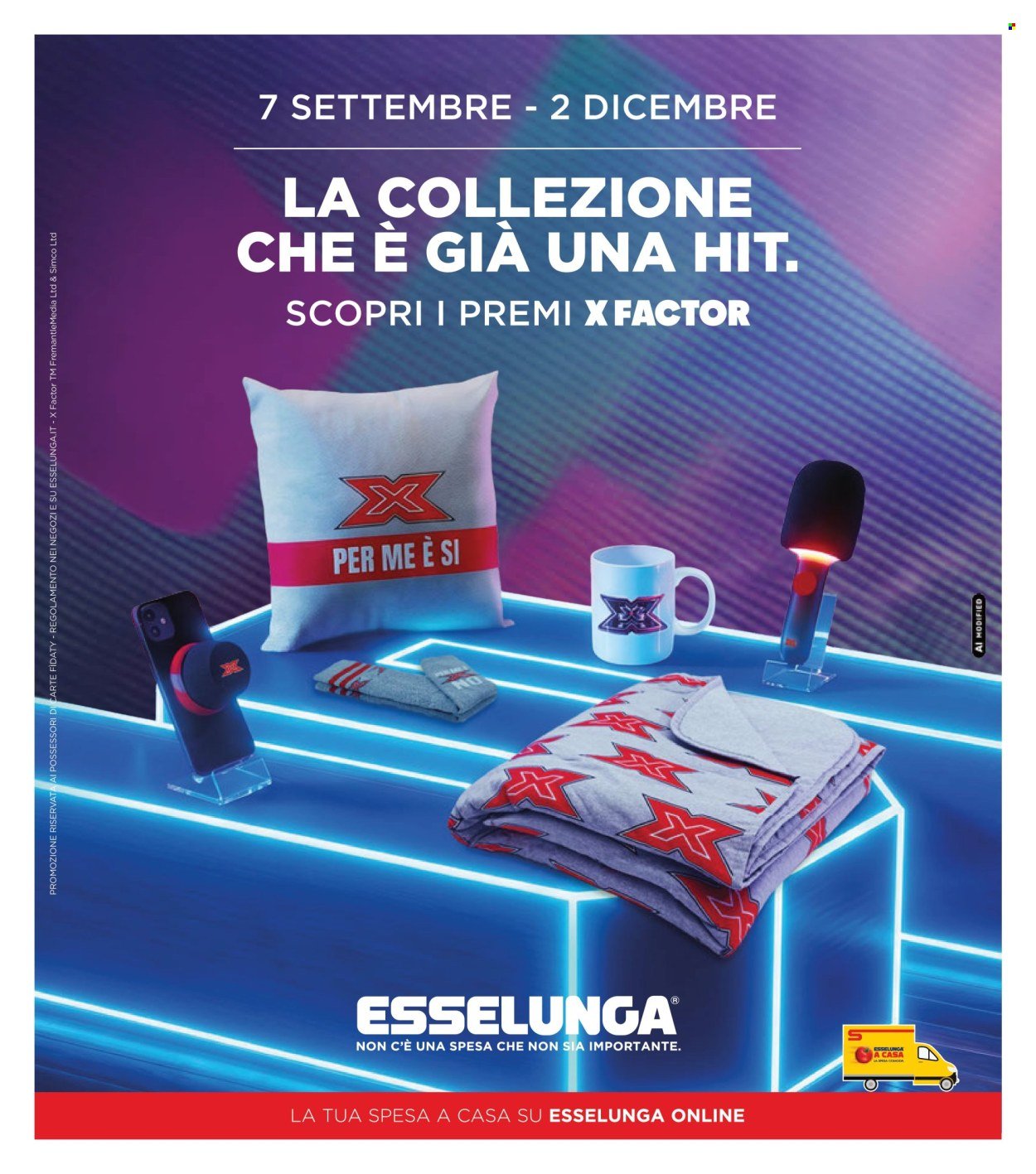 Volantino ESSELUNGA - Collezione XFactor - 1° Appuntamento