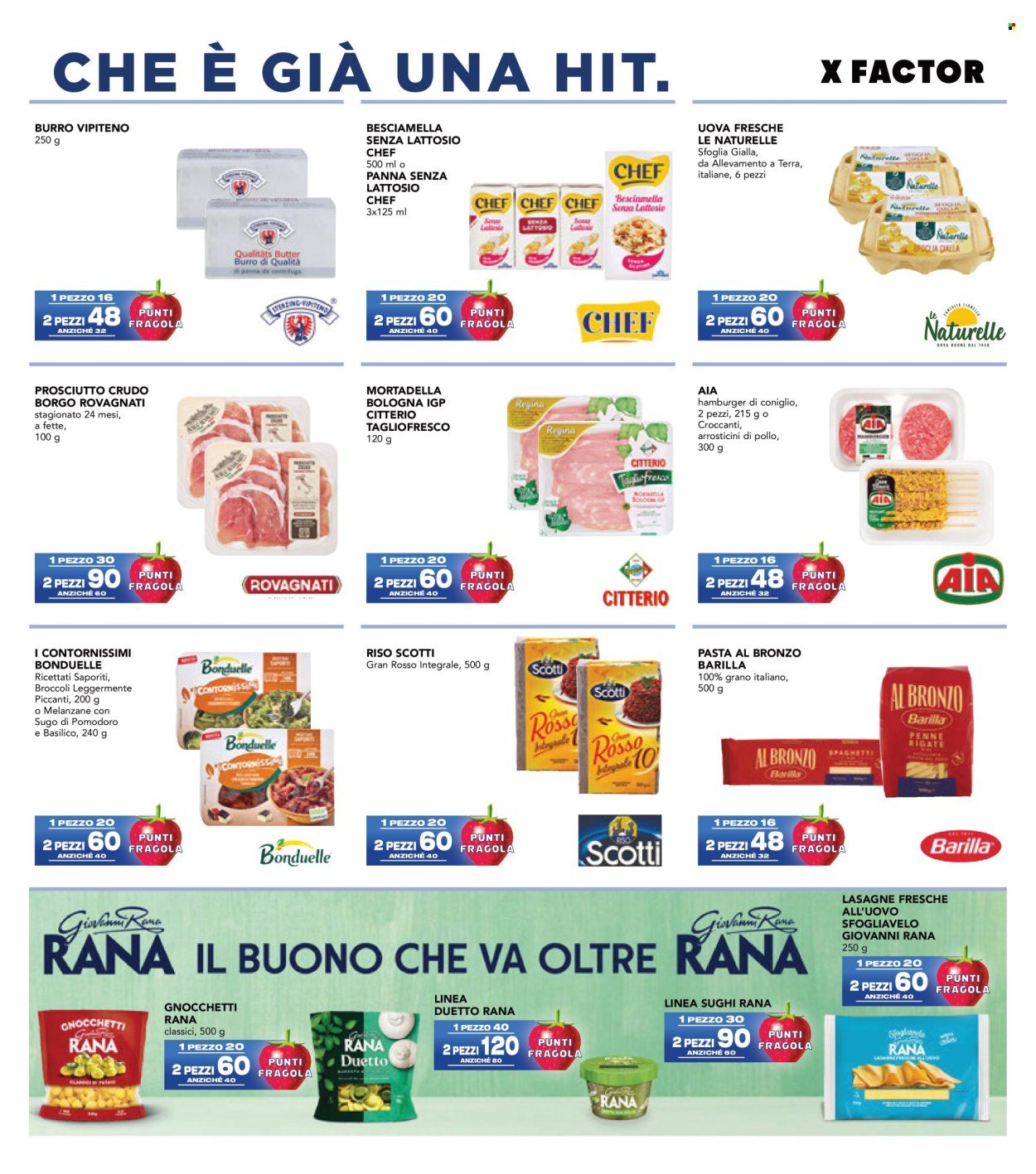 Volantino ESSELUNGA - Collezione XFactor - 1° Appuntamento