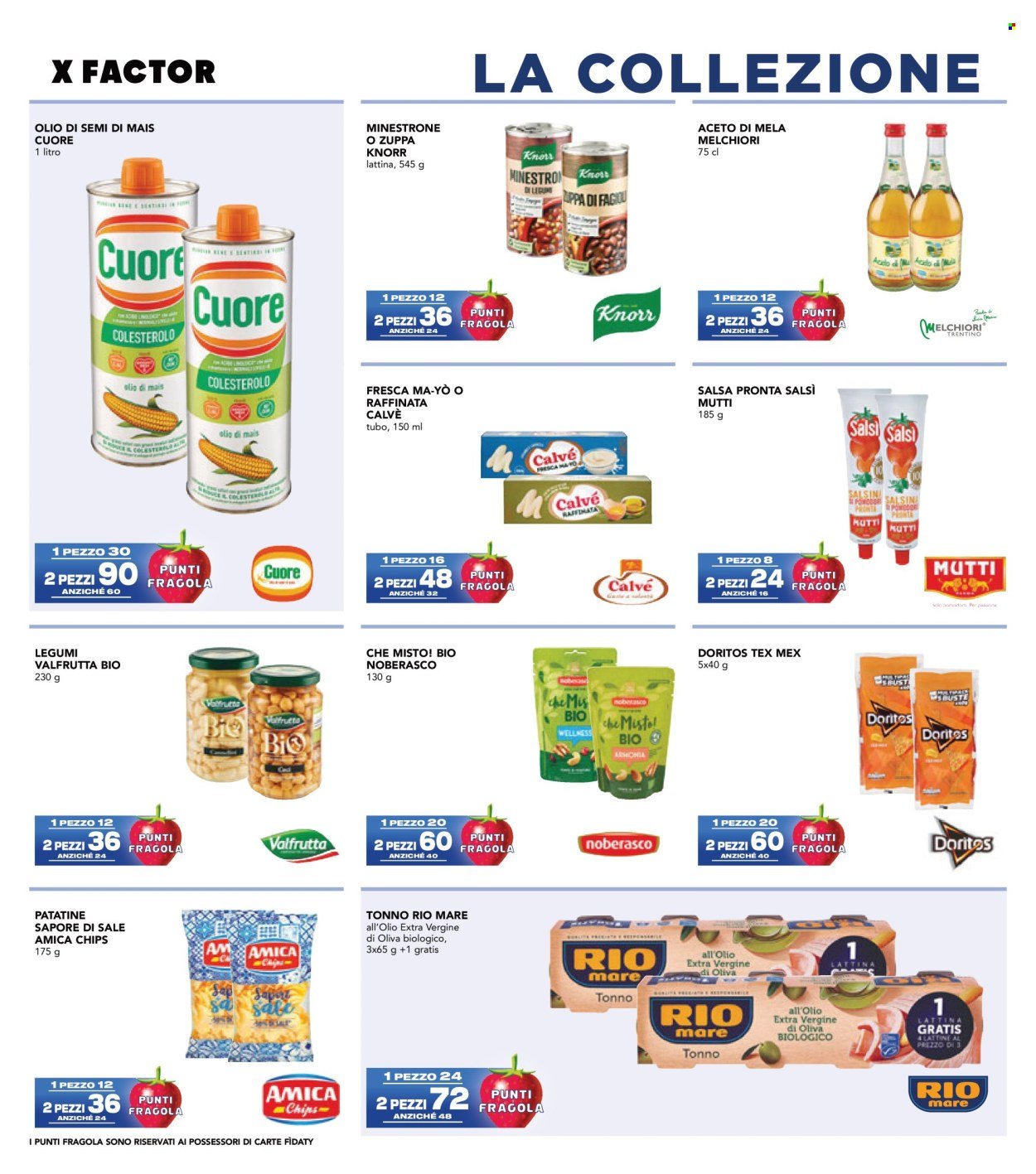 Volantino ESSELUNGA - Collezione XFactor - 1° Appuntamento