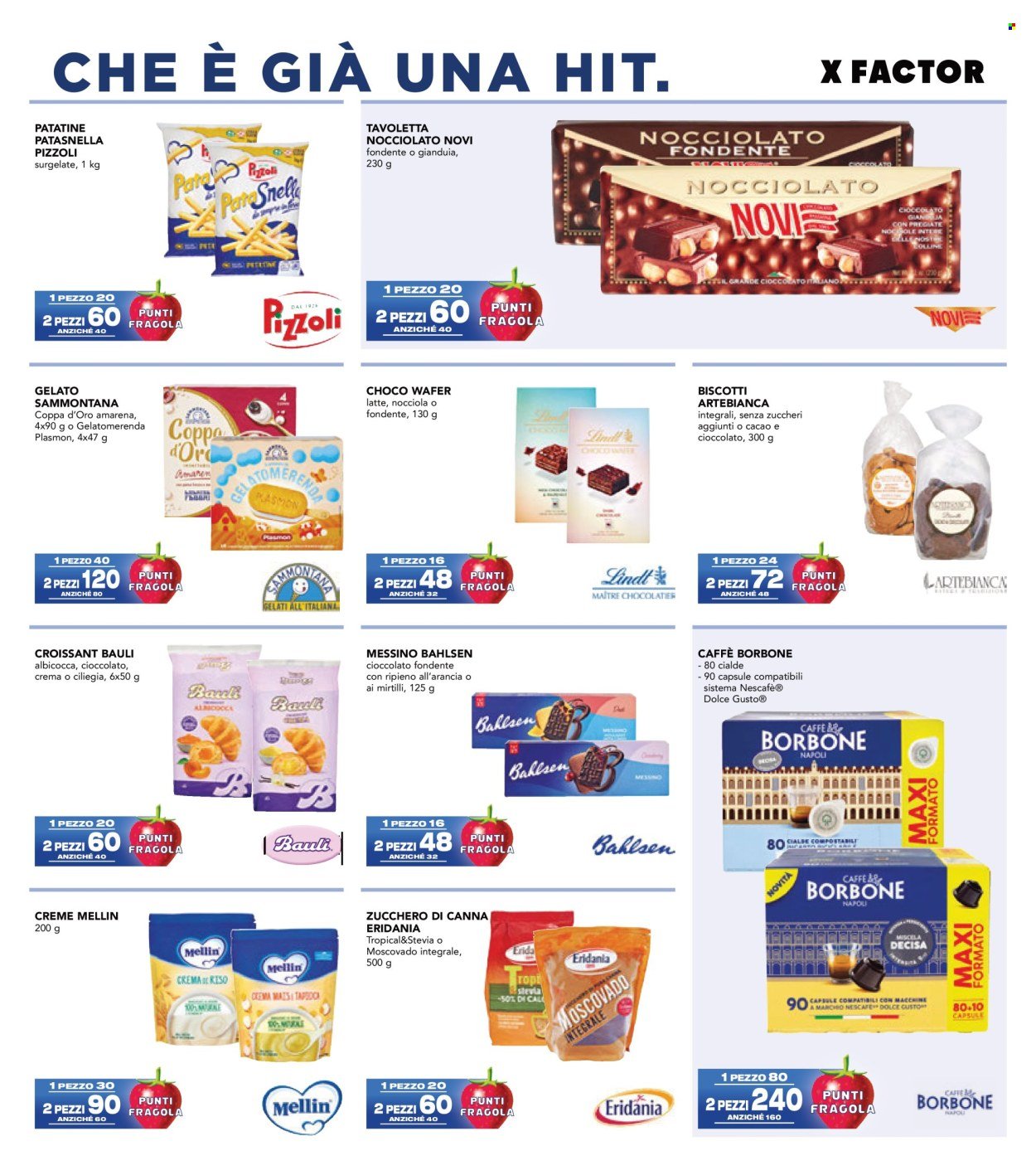 Volantino ESSELUNGA - Collezione XFactor - 1° Appuntamento