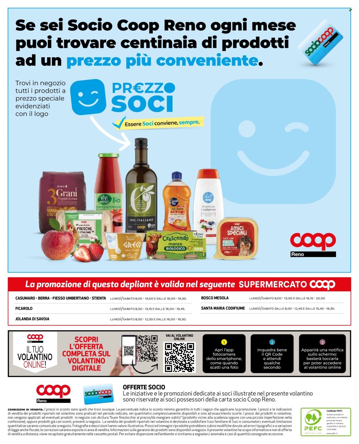 Volantino COOP - Prezzi ribassati soci