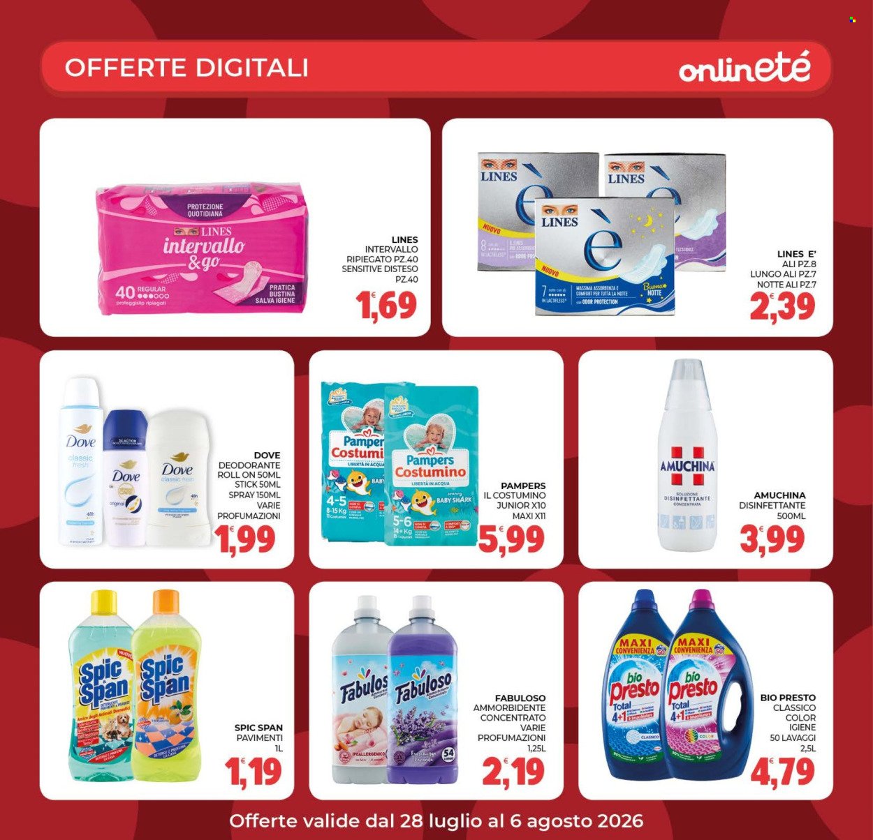 Volantino ETÉ - Da martedì 28 luglio 2026