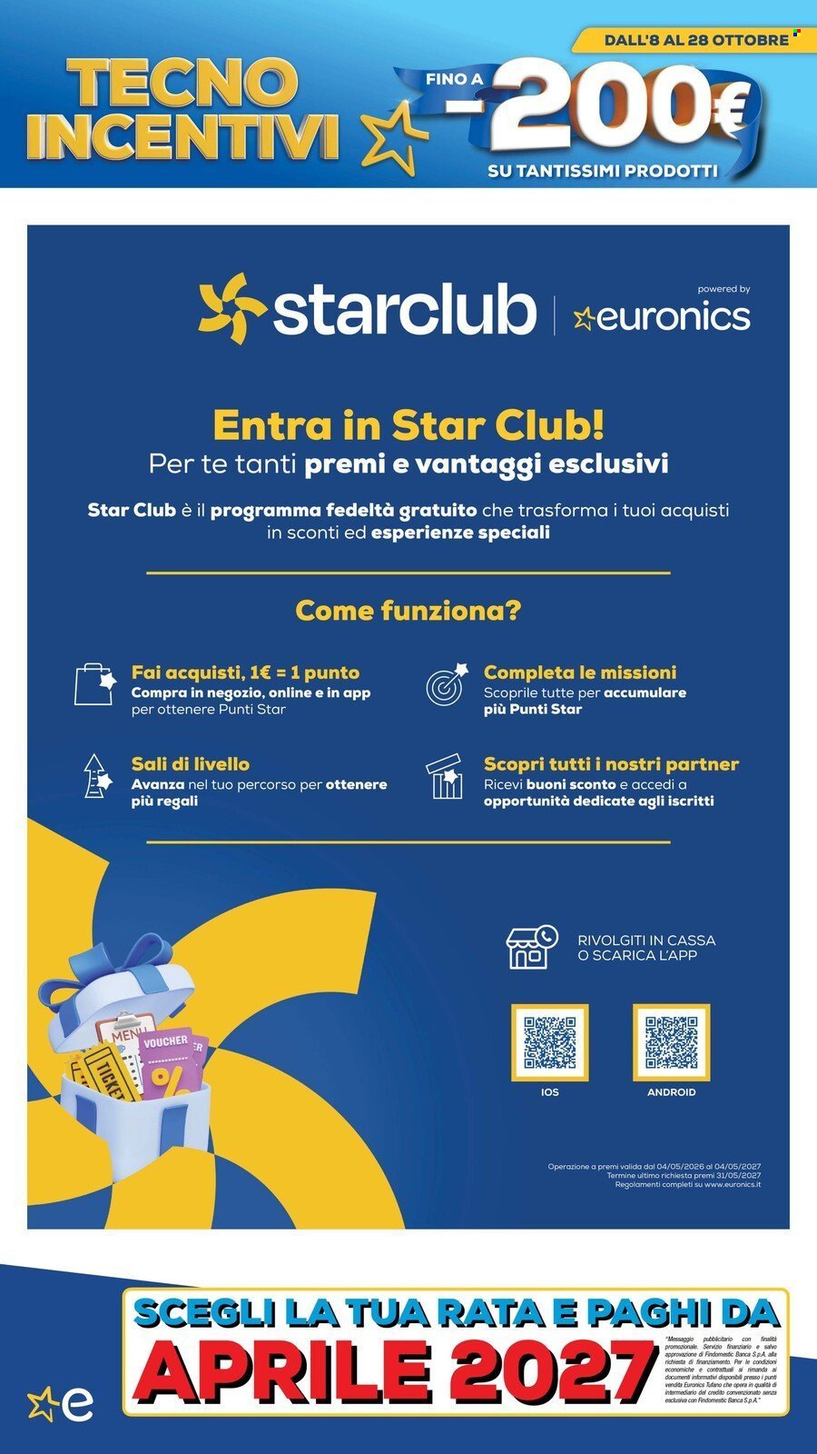Volantino EURONICS - TECNO INCENTIVI fino a meno 200