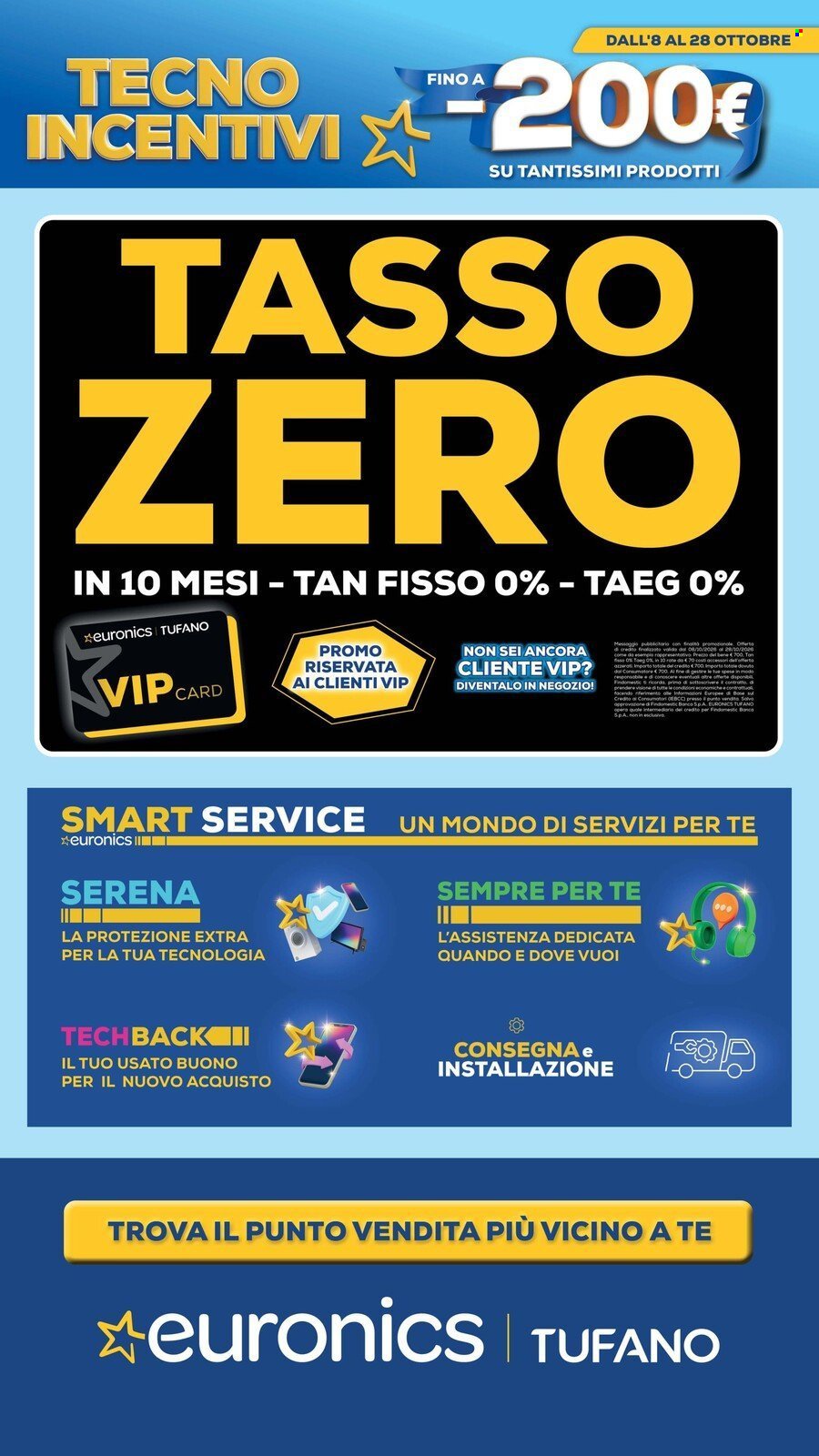 Volantino EURONICS - TECNO INCENTIVI fino a meno 200