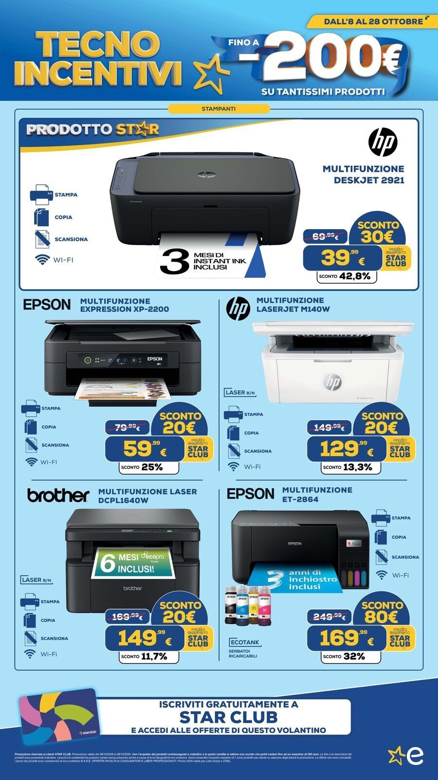 Volantino EURONICS - TECNO INCENTIVI fino a meno 200