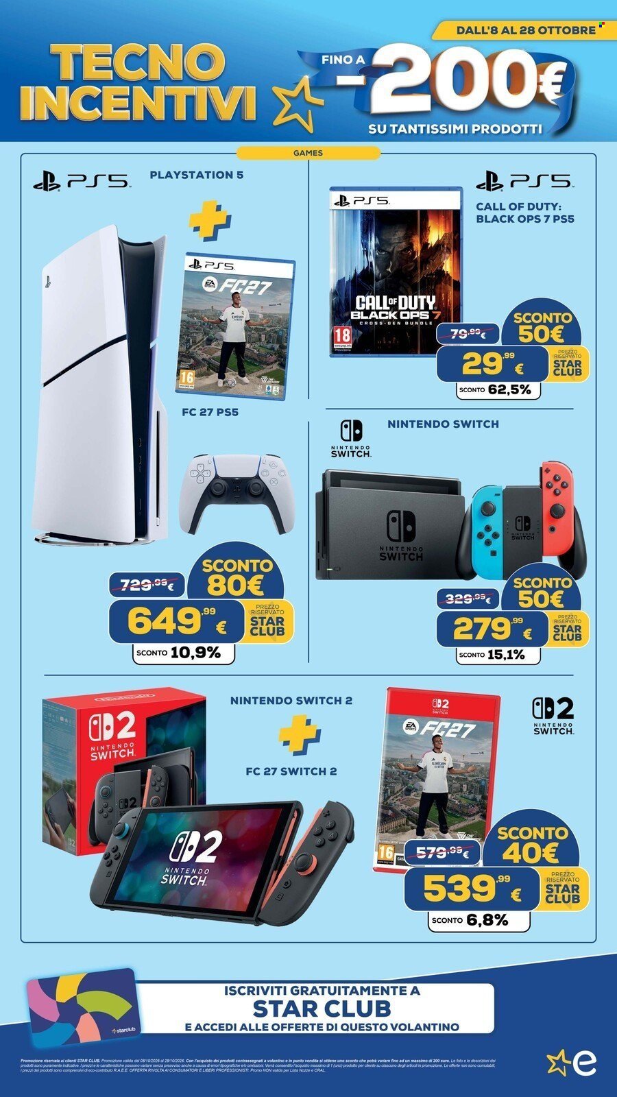 Volantino EURONICS - TECNO INCENTIVI fino a meno 200